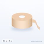 Boob tape 3.8 см × 5 м, тілесний — ілюстрація